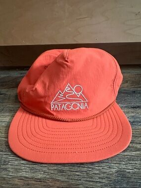 Patagonia Bright Orange Rope-Trim Hat